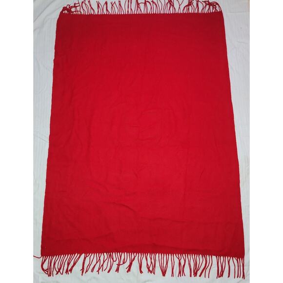 Kansas City CHIEFS Stadium Blanket PENDLETON Retro Red White 50" X 70" Wool - Picture 6 of 13